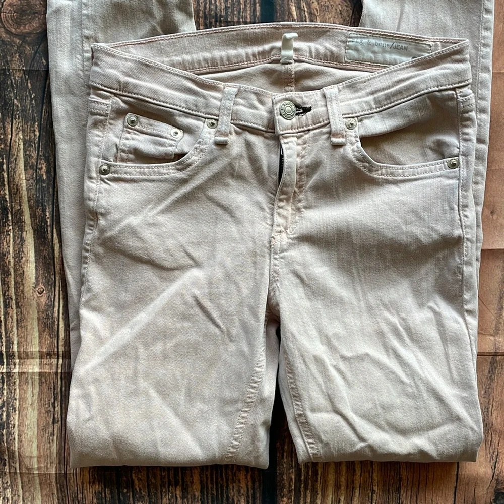 Rag & Bone pink skinny jeans